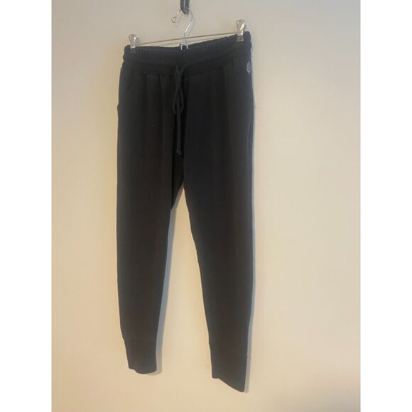 Free People Movement Sunny Skinny Sweatpants Joggers Black MEDIUM - Picture 2 of 6